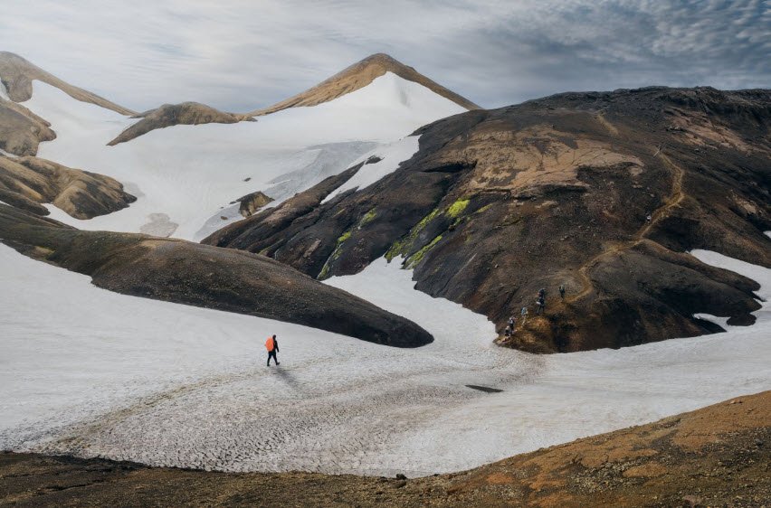 Laugavegur Trail, Highlands, South to Þórsmörk, Iceland